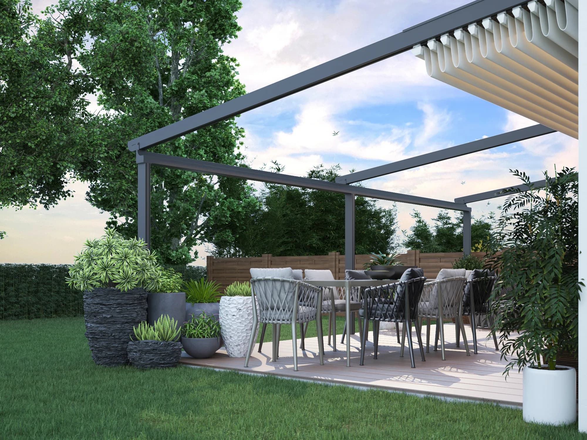 Verdeca Folding Roof with Aluminium Frame thumbnail 2
