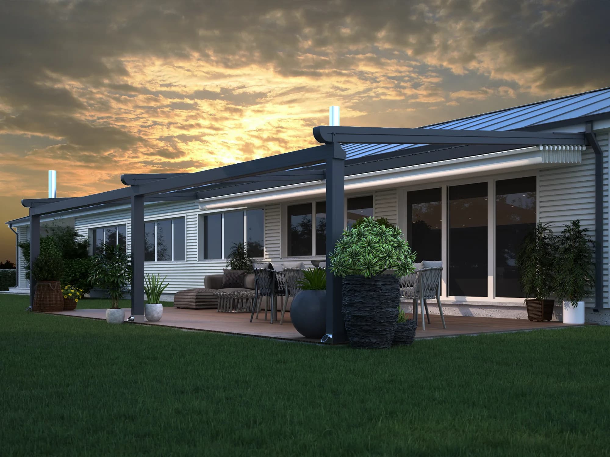Verdeca Folding Roof with Aluminium Frame thumbnail 4