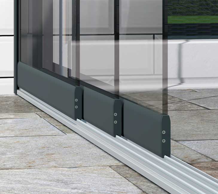 Glasschiebesystem für Terrassenüberdachungen