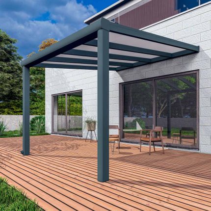 Terrassenüberdachung Anthrazit
